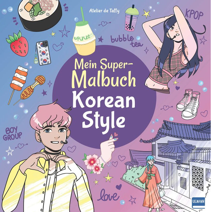 Mein Super-Malbuch - Korean Style